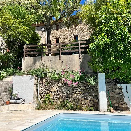 La Roseraie - Avec Piscine En Cevennes * Roquedur